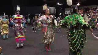 Womens Jingle Special  Shelton Powwow 2019 [upl. by Oivatco]