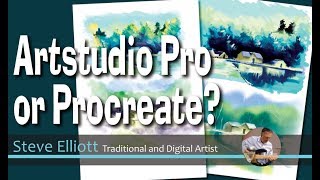 Artstudio Pro or Procreate A traditional Artists perspective [upl. by Mihe118]