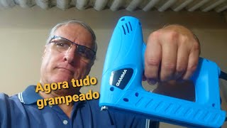 Grampeador e pinador eletrico Gamma para amadores como eu será que é bom [upl. by Berkin]