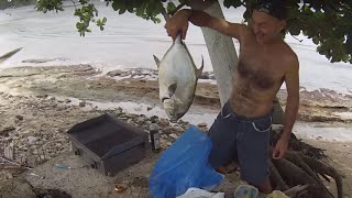 Cruising Lifestyle Freshly Caught Fish And A Beach BBQ  UNTIE THE LINES 42 [upl. by Leinaj637]