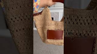 THE PERFECT RAFFIA SUMMER BAG  raffia summerbag [upl. by Marsiella479]