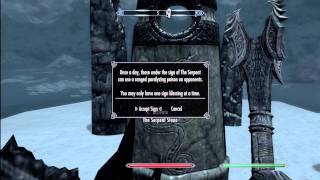 Skyrim The Serpent Stone Location HD 1080p [upl. by Sherer]