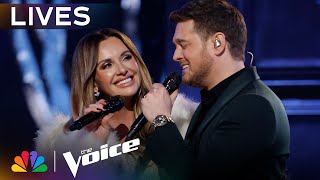 Michael Bublé and Carly Pearce Perform quotMaybe This Christmasquot  The Voice  NBC [upl. by Hall636]