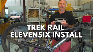 Trek Rail ELEVENSIX shock installation [upl. by Ehc]