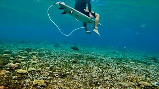 Surfing Dreamy Outer Reef in Philippines [upl. by Bollinger]