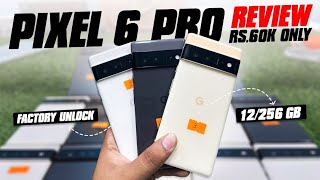 Google Pixel 6 Pro Review  ANDROID 14DSLR CAMERA12GB RAM5000Mah Battery  Best Device Under 60k [upl. by Eedna]