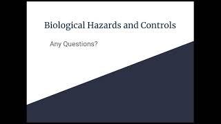 Biological Hazards Chapter Review  HACCP Certification Training FREE COURSE [upl. by Dougald]