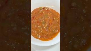 Tomato sambal 🌶️🔥 food sambal tomatorecipe recipe mukbang [upl. by Sybila]