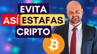 ⚠️ Cuidado Evita Así las Estafas Cripto [upl. by Ydnyl]