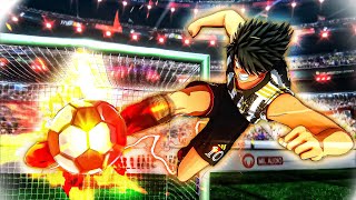 Hyuga Fights Against PSG  Captain Tsubasa Gameplay  Juventus vs PSG [upl. by Nobel]