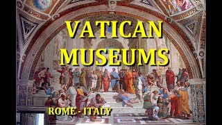 VATICAN CITY MUSEUMS TOUR GUIDE  MUST SEE IN ROME ITALY [upl. by Vladimir]