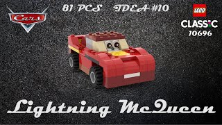 Lego Classic 10696 Lightning McQueen Cars Pixar Tutorial IDEA№10 [upl. by Valentin963]