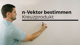 nVektor bestimmen mit Kreuzprodukt Vektorprodukt Vektorgeometrie  Mathe by Daniel Jung [upl. by Zischke529]