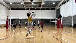 Volleycrocs vs Floating points Perry Park Div 2 [upl. by Itsyrc]