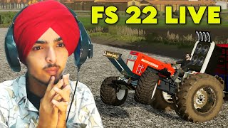 FARMING SIMULATOR 22 LIVE  sukhbhanguz [upl. by Anelrad]