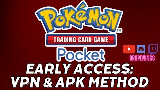 Get Early Access to Pokemon TCG Pocket using VPN Android showcase iOS steps at the end [upl. by Melantha903]