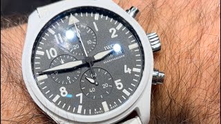 IWC Pilot Chronograph « Lake Tahoe » Edition [upl. by Akemrehs753]