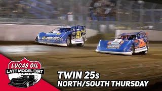 Twin 25s  2023 Lucas Oil Late Models NorthSouth 100 Thursday at Florence Speedway [upl. by Ttenrag172]