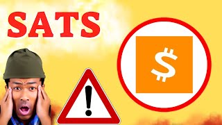 SATS Prediction 16DEC SATS Coin Price News Today  Crypto Technical Analysis Update Price Now [upl. by Atse808]