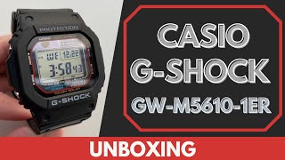 UNBOXING CASIO GSHOCK GWM56101ER [upl. by Nalyr643]