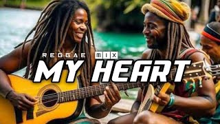 LAGU REGGAE TERBARU 2024 PARTY GACOR MIX☠️🔥 MY HEART [upl. by Lawry597]