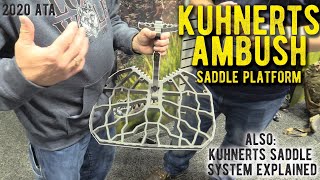 KUHNERTS AMBUSH SADDLE HUNTING PLATFORM AND SADDLE HUNTING SYSTEM  ATA 2020 [upl. by Hameerak]