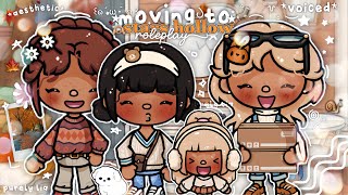 🐌 ◌ ₊˚⋆ moving to STARS HOLLOW ₊˚๑ 🍁😍🎬  VOICED 📢  Toca Boca Roleplay 🌍 ꒱꒱ [upl. by Spanos691]