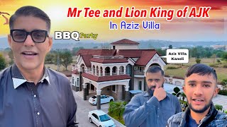 Dawat of Mr Tee in Aziz Villa Kaneli 😍 Lion King Raja Imran Sheruwala with Mr Tee [upl. by Nelleh]