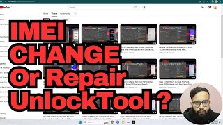 Repair IMEI MTK New Security By UnlockTool  imei change illegal [upl. by Ainivad]