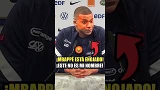 ¡Mbappé está harto de que pronuncien mal su nombre No va a callar más 😡 [upl. by Silvio]