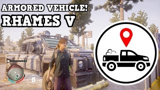 THE EXACT LOCATION OF THE MILITARY TRUCK  RHAMES V  DRUCKER COUNTY  STATE OF DECAY 2 [upl. by Flower]