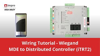 Wiring of MultiDiscipline Reader MDR to Distributed Controller iTRT2 [upl. by Arlette]