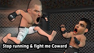 Sean Strickland chasing Costa for 5 rounds [upl. by Bjork970]