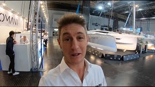 A 40ft cruising trimaran that can do 24 knots This new Dragonfly 40 is a beast [upl. by Darda843]