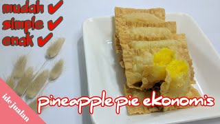 cara memasak nanas pie cocok untuk ide bisnis kuliner mudah murah enak  pineapple pie [upl. by Yauqram]