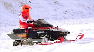 RC ADVENTURES  SkiDoo MXZ on 3s Lipo Art Attack [upl. by Ayhtnic]