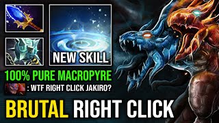 NEW 736 META Right Click Solo Mid Jakiro 100 Pure Macropyre Unlimited Electro Burning DPS Dota 2 [upl. by Amak]