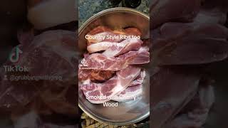 Country Style Ribs too Rib Tips pork ribs delicious smokedribs foodie kindersflavors food [upl. by Netsrijk156]