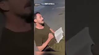 Israeli soldier Mock Cuffed Palestinians With Talmud Lecture news trtafrika palestine israel [upl. by Ettezzil284]