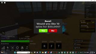 Trying to get aura manipulation for 5 million in unConventional ROBLOX [upl. by Janene]