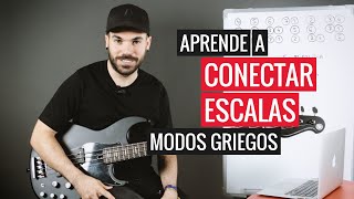 Aprende a conectar escalas con el bajo modos griegos [upl. by Harobed]