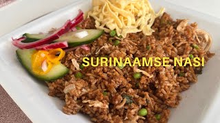 PAS OP 🤯😱 DE BESTE Surinaamse nasi 😋😍 met zuurgoed en eisliertjes surinaamsegerecht [upl. by Ahsilram]