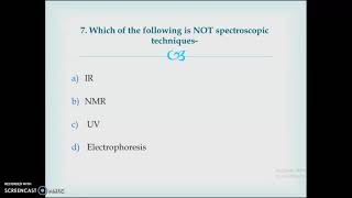 PhD Entrance Test PET SPPU Pharmacognosy MCQ Part I [upl. by Necyrb932]