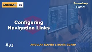 83 Configuring Navigation Links  Angular Router amp Route Guards  A Complete Angular Course [upl. by Nyrahtak673]