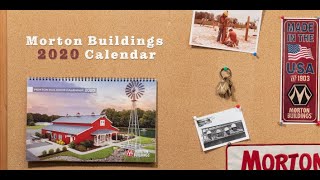 Morton Buildings 2020 Calendar Carrollock Farms [upl. by Radke776]