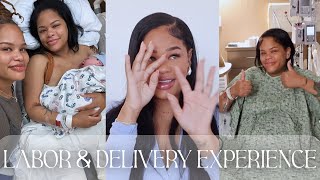 my labor and delivery honest experience  footage  arnellarmon [upl. by Ahsiekar]