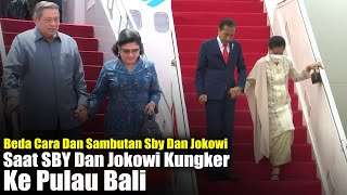 Beda Cara Dan Sambutan Warga Saat Jokowi Dan SBY Kunjungan Ke Pulau Bali [upl. by Ocin]