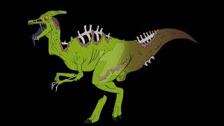 Genndy Tartakovsky Primal 2019 TV Series Infected Parasaurolophus Sound Effects [upl. by Woermer]