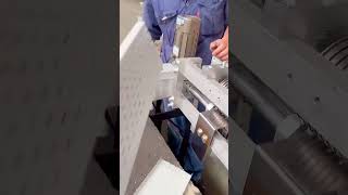 Metal Roofing Panel Soffits Custom Perforating Machine 0010 shorts roofpanels [upl. by Darmit]