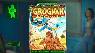 Grognak The Barbarian Magazine  Vault 81 Fallout 4 [upl. by Ynoble]